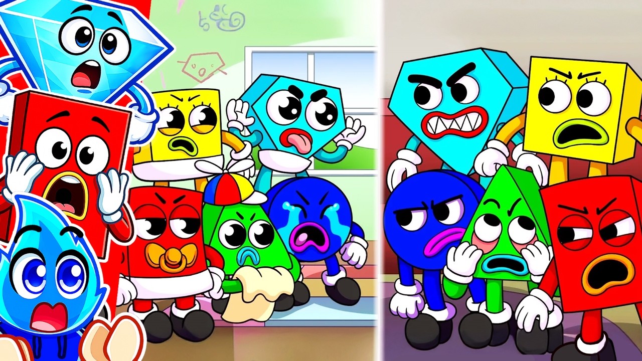 SAVE THE SHAPES TURNED INTO BABIES..??