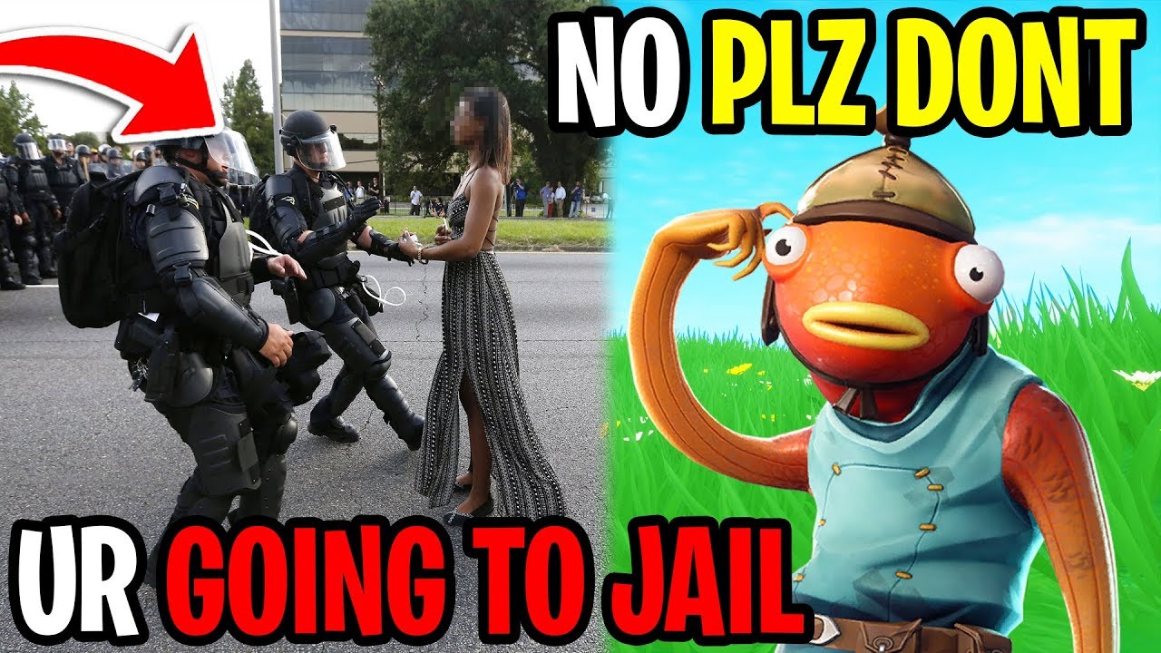 Cops Confront Gold Digger..(Fortnite)
