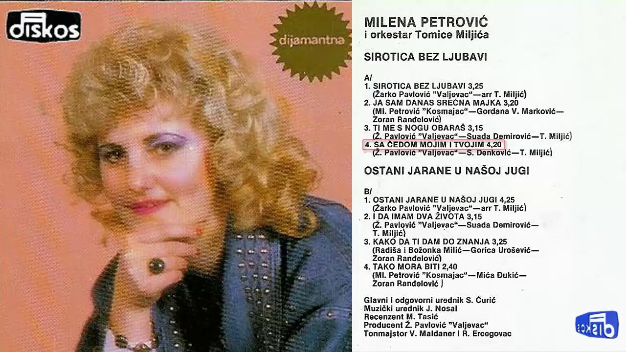 Milena Petrovic - Sirotica bez ljubavi - (Audio 1987) - CEO ALBUM