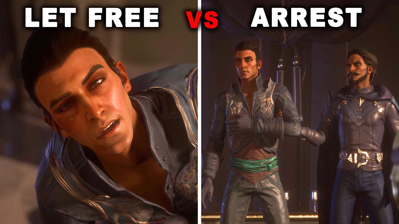 Free Illario vs Arrest Illario for his Betrayal (ALL CHOICES) - Dragon Age: The Veilguard