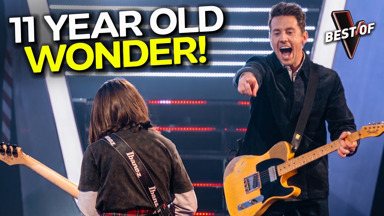 Danny Jones JAMMED With An 11 Year Old After This Audition | The Voice