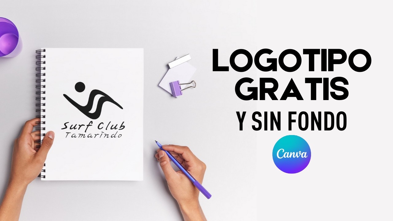 Como hacer un Logotipo en Canva GRATIS y SIN fondo Desde Cero + Mockups