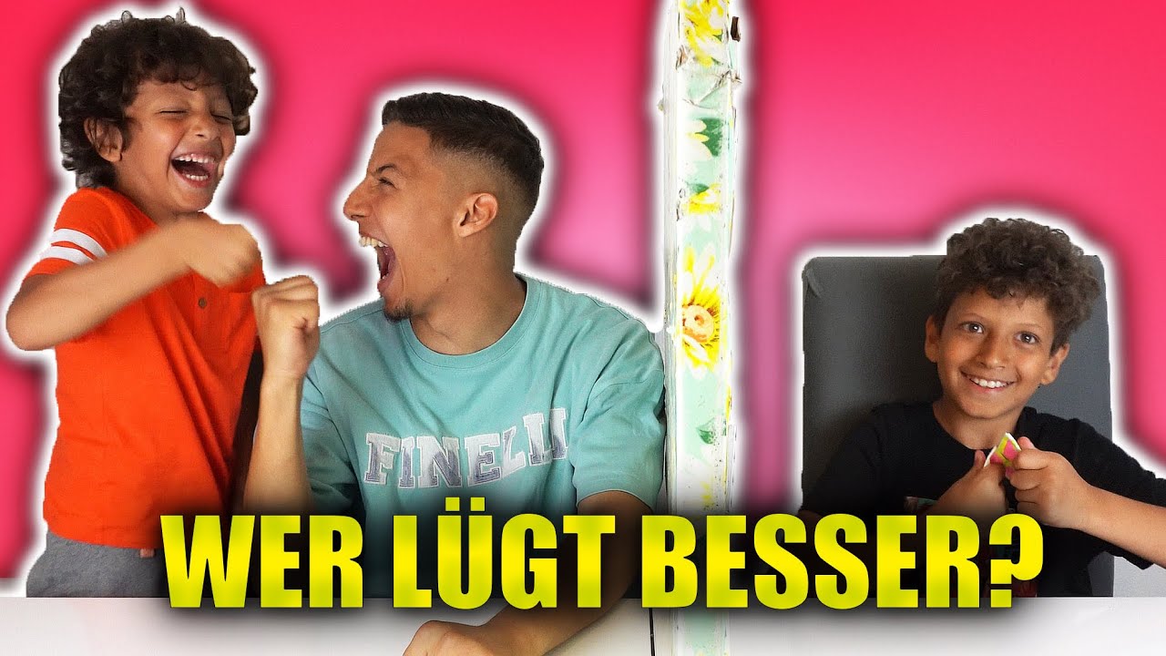 LÜGEN darf man nicht sagen ‼️🫢Mit den BESTEN Lügner der Welt😂🤥(Geschwister Duell )