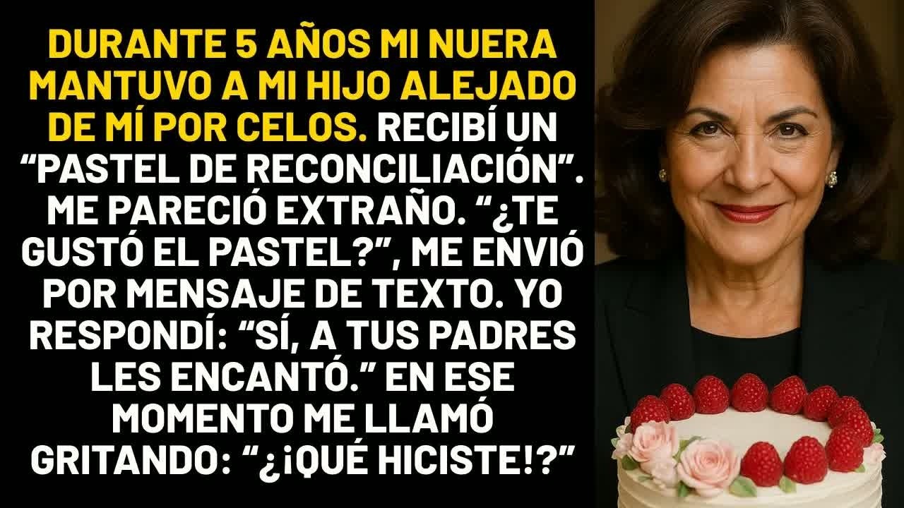 Durante 5 años mi nuera mantuvo a mi hijo alejado de mí por celos  Entonces recibí un pastel de