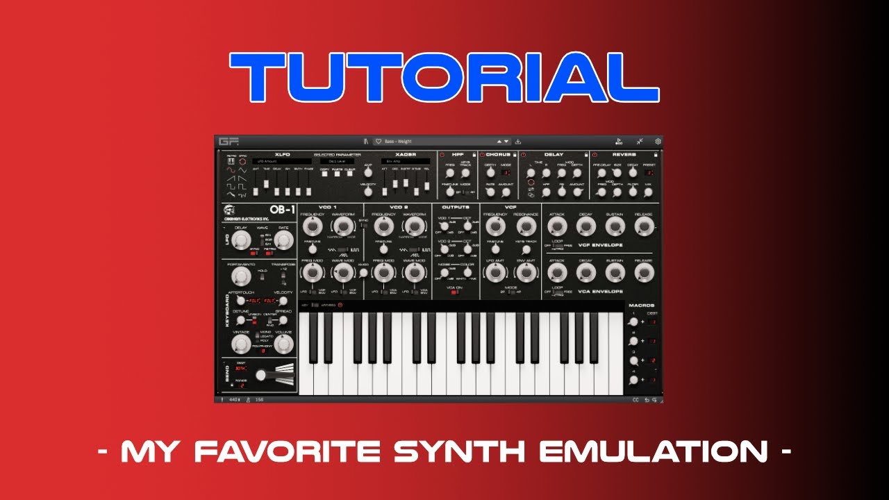 GForce Oberheim OB-1 Tutorial and Sound Design Session