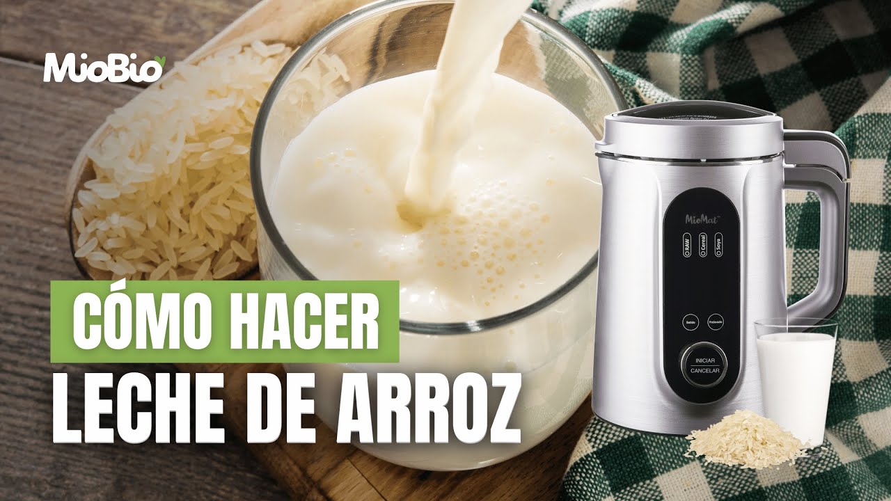 Cómo hacer leche de arroz en MioMat Pro