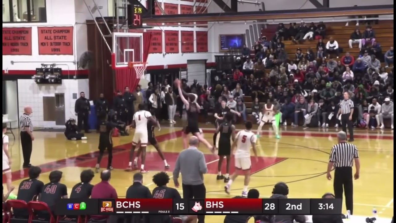 Brockton High School vs Boston College High School Basketball Highlights 12/19/23