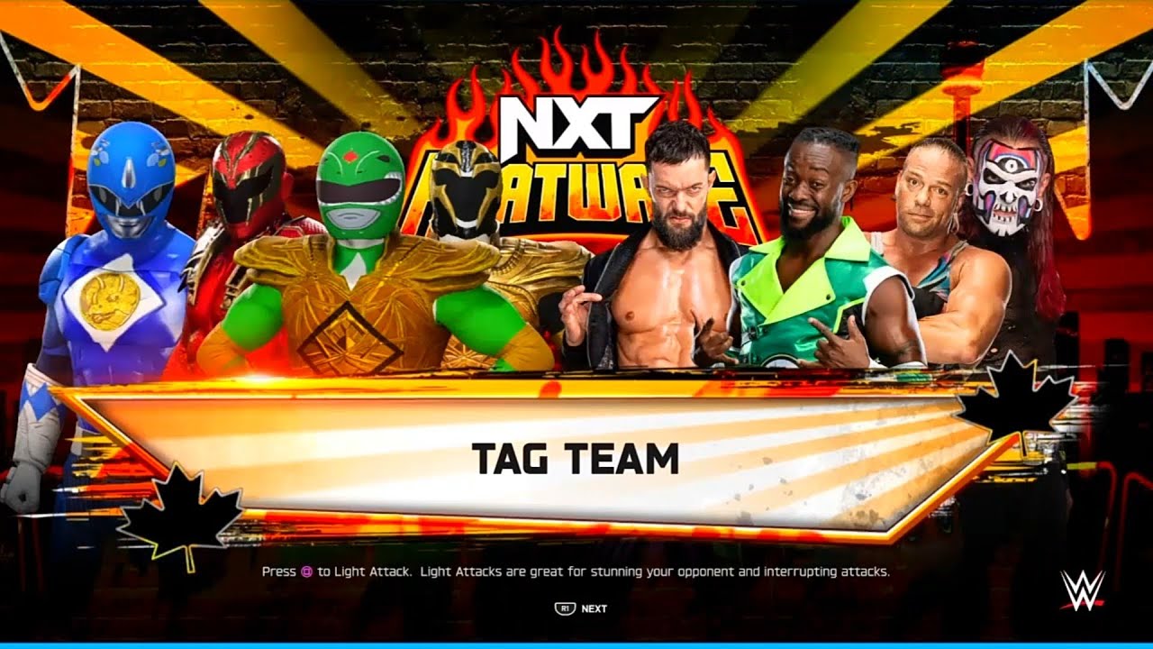 WWE 2K25: Power Rangers vs WWE Superstars