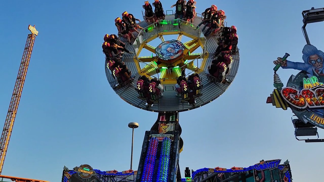 Mr. Gravity Oberschelp (Showfahrt) Bayreuther Volksfest 2023 [FULL HD]