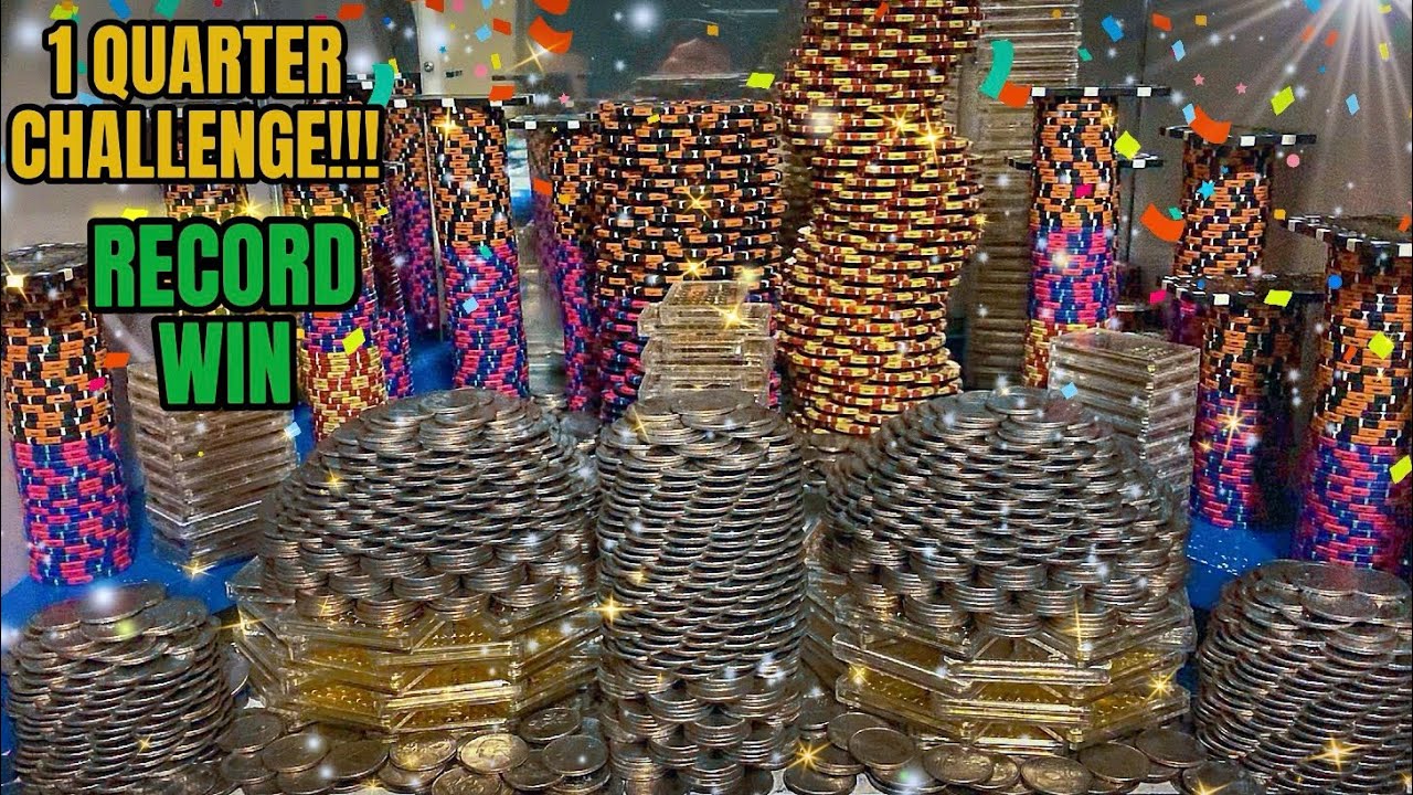 🟢(MUST SEE) 1 QUARTER CHALLENGE $10,000,000 BUY IN!!! HIGH RISK COIN PUSHER!!! (RECORD WIN)