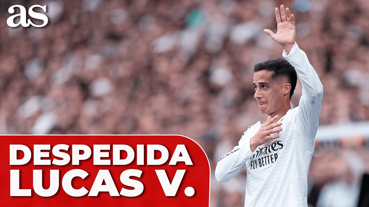 EMOCIÓN DESBORDADA de LUCAS VÁZQUEZ despidiéndose del SANTIAGO BERNABÉU