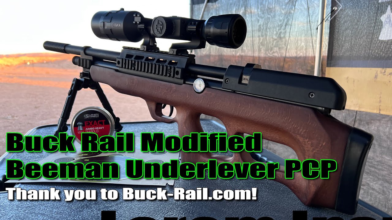 Airgun Week 2023 - Buck Rail Beeman Underlever PCP - Affordable Airgun Mods!