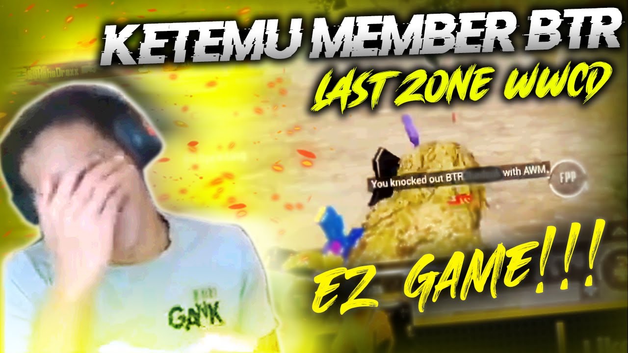 KETEMU MEMBER BTR ??? SNIPER DRAXX OVER POWER !!! DRAXX PUBG MOBILE