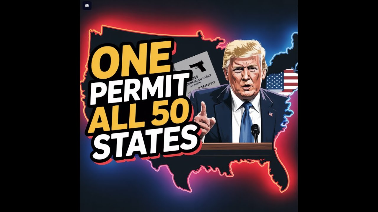 One Permit for All 50 States: Trump Pushes National Concealed Carry Reciprocity