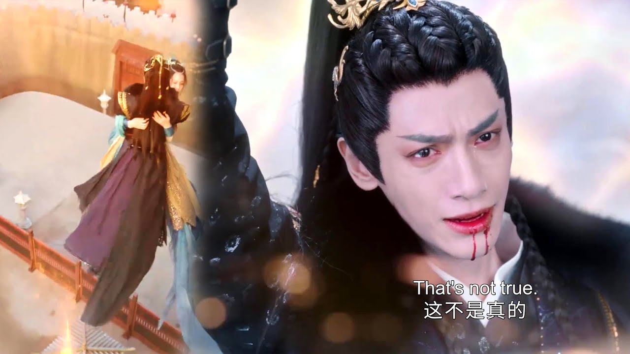 魔王紧紧抱着灰姑娘经历雷劫，魔王终于知道灰姑娘做一切的原因！长月烬明