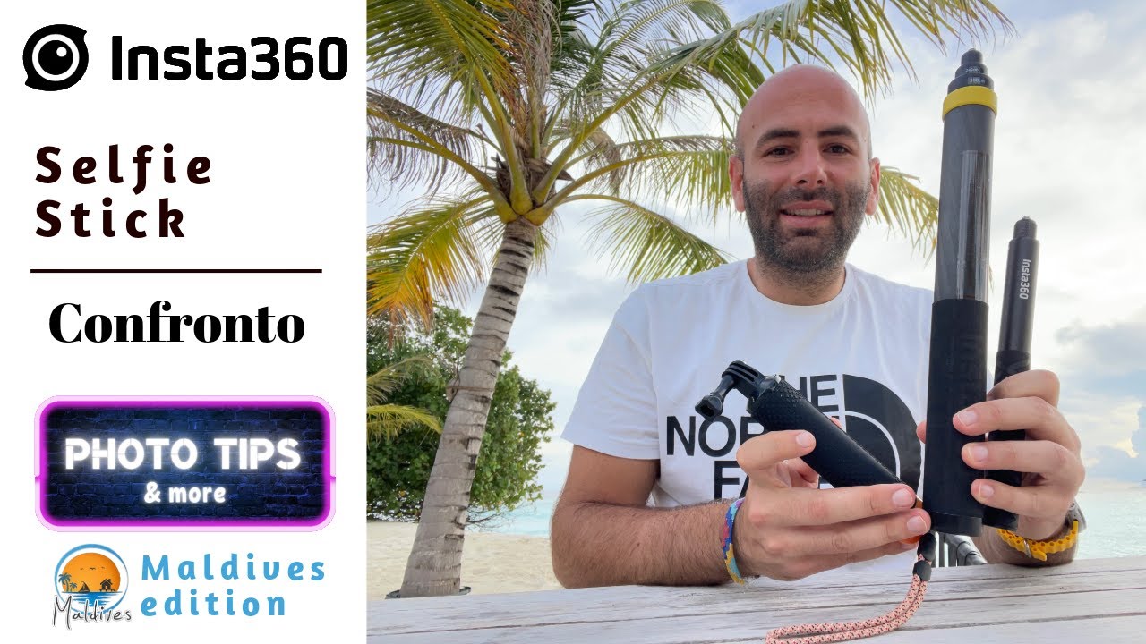 Insta360 Selfie stick: Quale scegliere? Confronto ITA dalle Maldive 2024