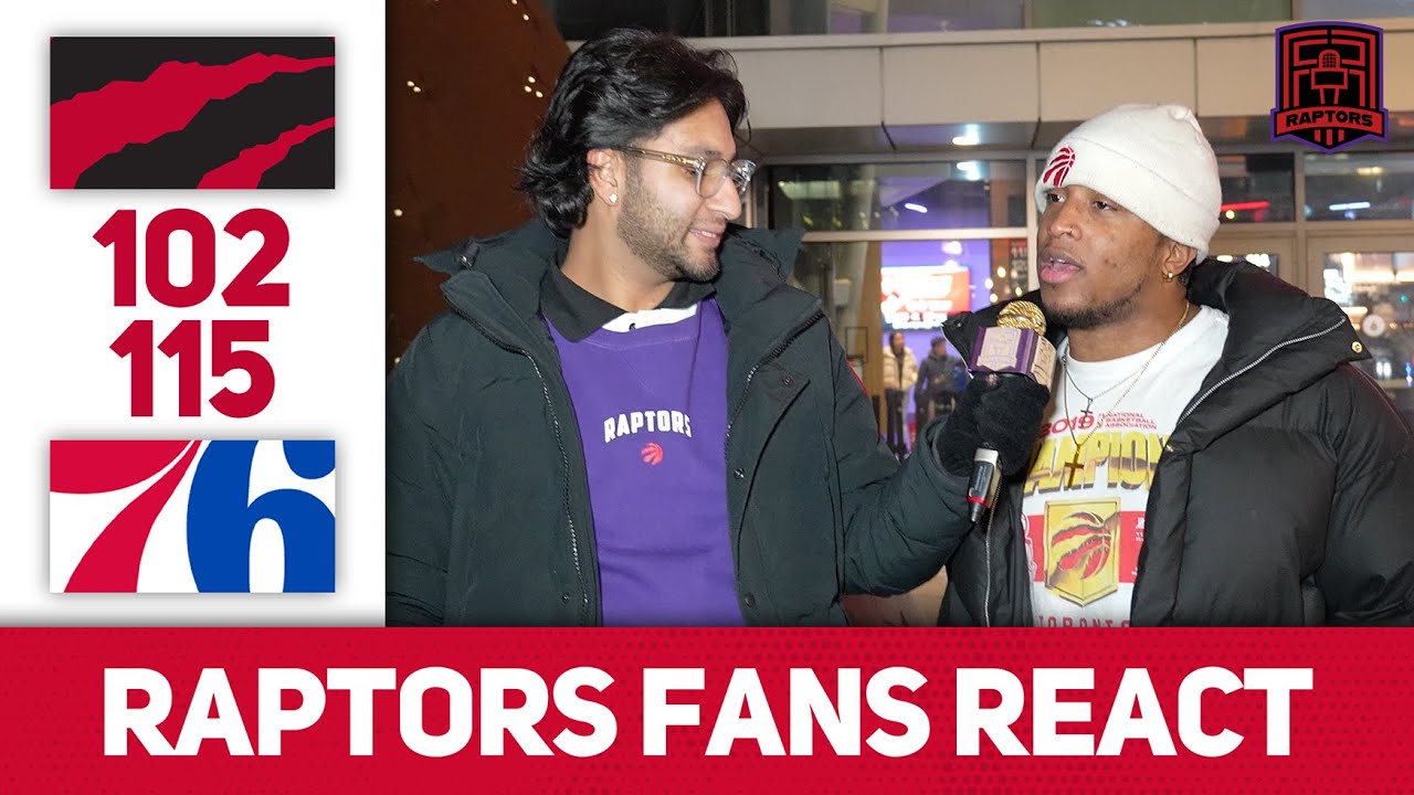 GROAT | Raptors Fans React | Raptors 102-115 76ers