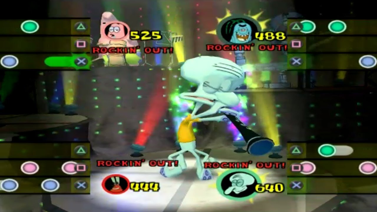 Spongebob Squarepants: Lights, Camera, Pants! PS2 Rock Bottom (Squidward) (Smart CPUs)