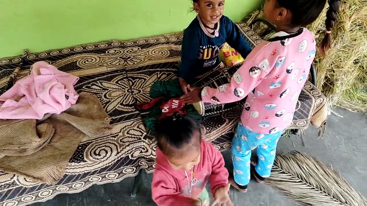 Chote bhai bahan ke sath thoda pal #video 