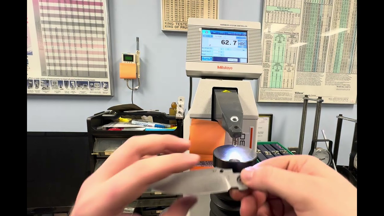 Flytanium BEEF 14C28N Rockwell Hardness Test!