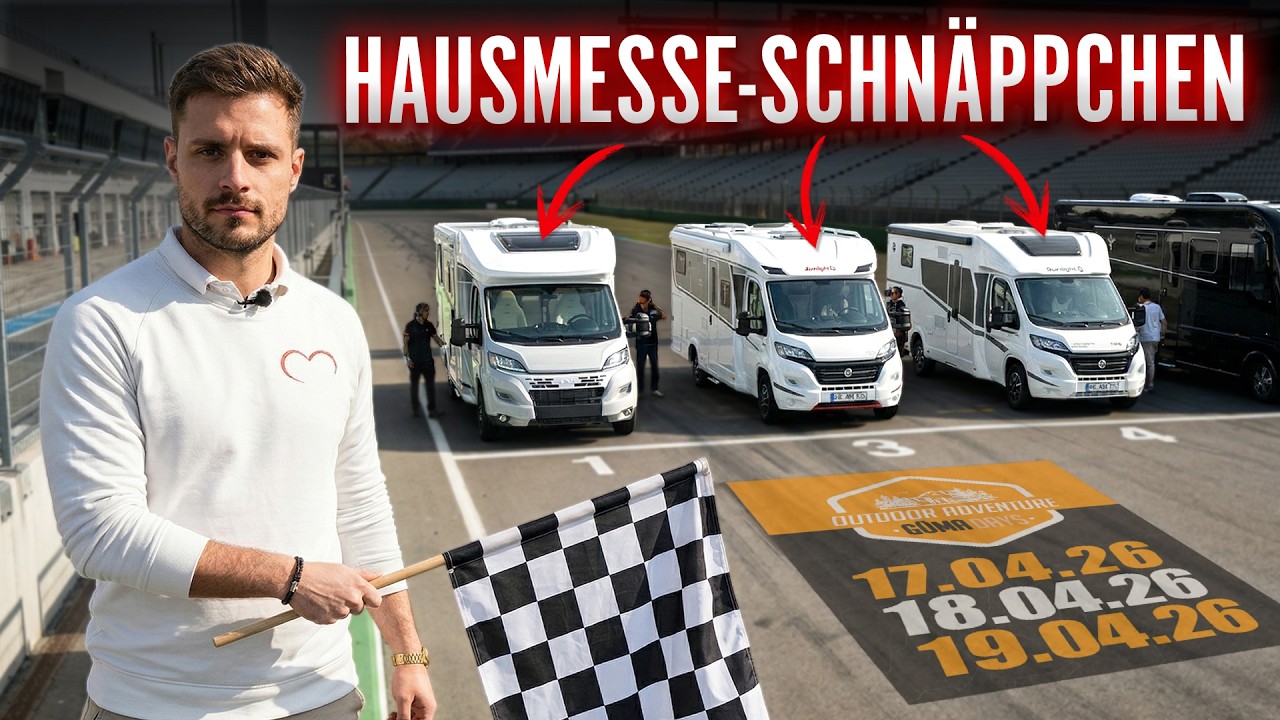 Hofrunde Mannheim: Countdown zur Hausmesse! Bestand & Rabatte auf Wohnmobile