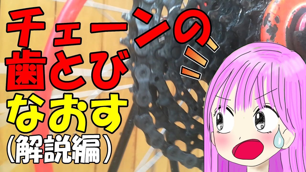 チェーンガチャガチャしてませんか？そのお悩み解決します。Are you constantly spinning the chain noisy?