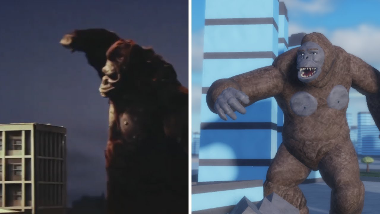 *KING KONG* vs godzilla 1962 VS *KING KONG* kaiju alpha (cenas melhores) - Referência