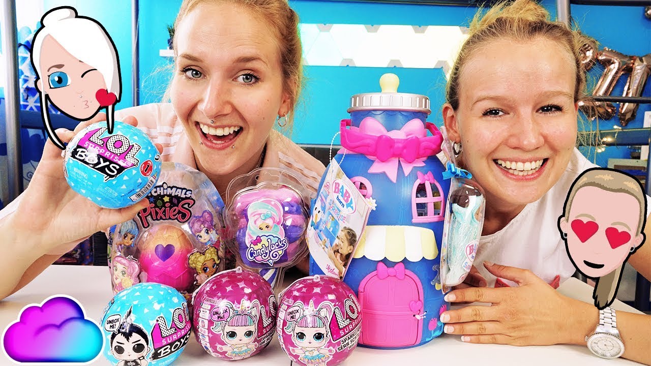 5 NEUE MÄDCHEN SPIELZEUGE - L.O.L Boys & Sparkle, Baby Born Surprise, Hatchimals Pixies + Candylocks
