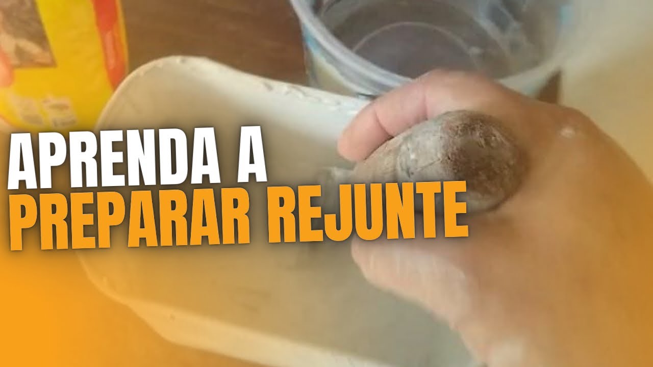 Como preparar rejunte e qual consistência para uso