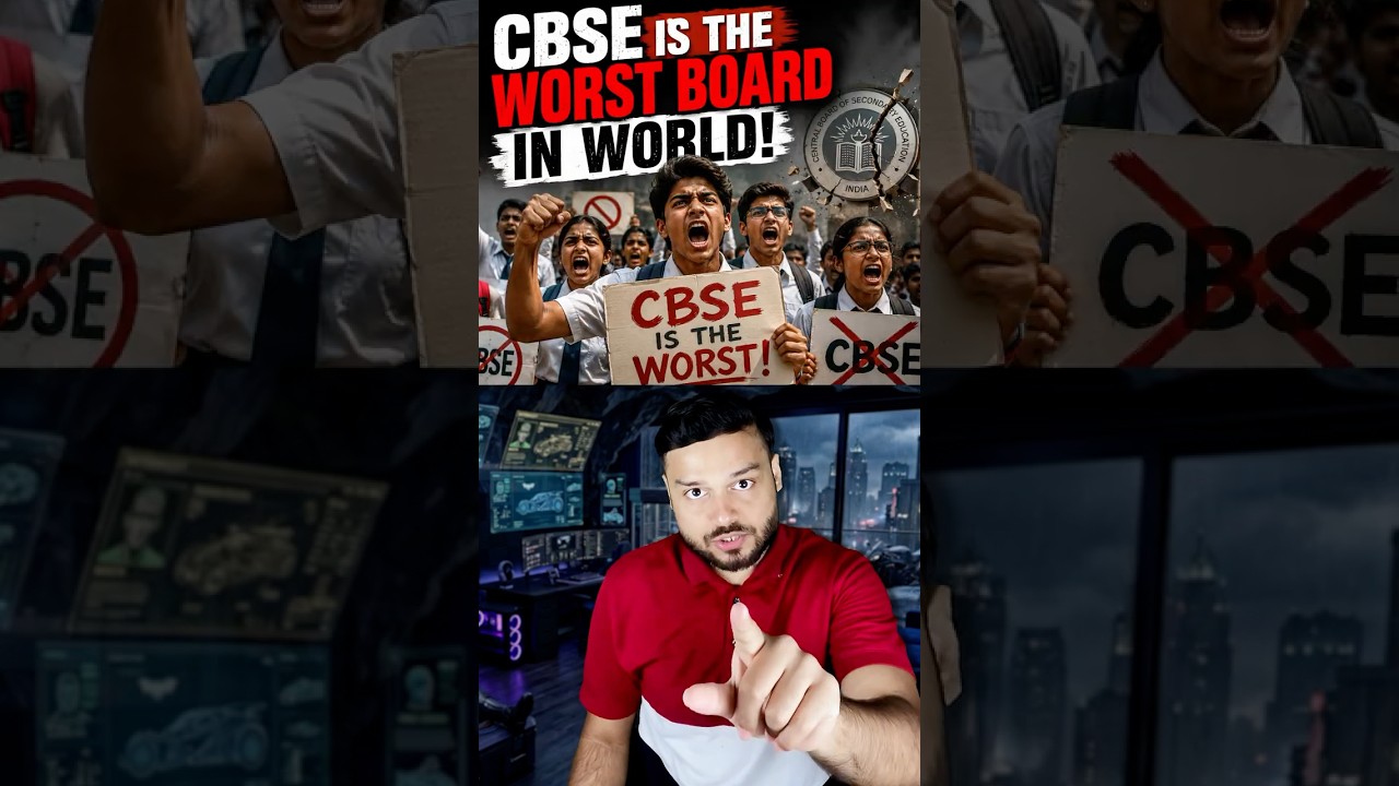 CBSE is WORST Education Board in World - Indian Student's BIG Outburst #shorts