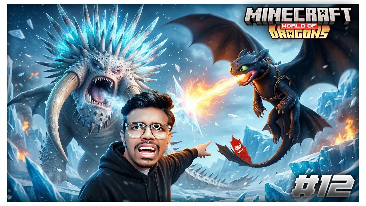 Night Fury vs the KING of Dragons | Minecraft World of Dragons