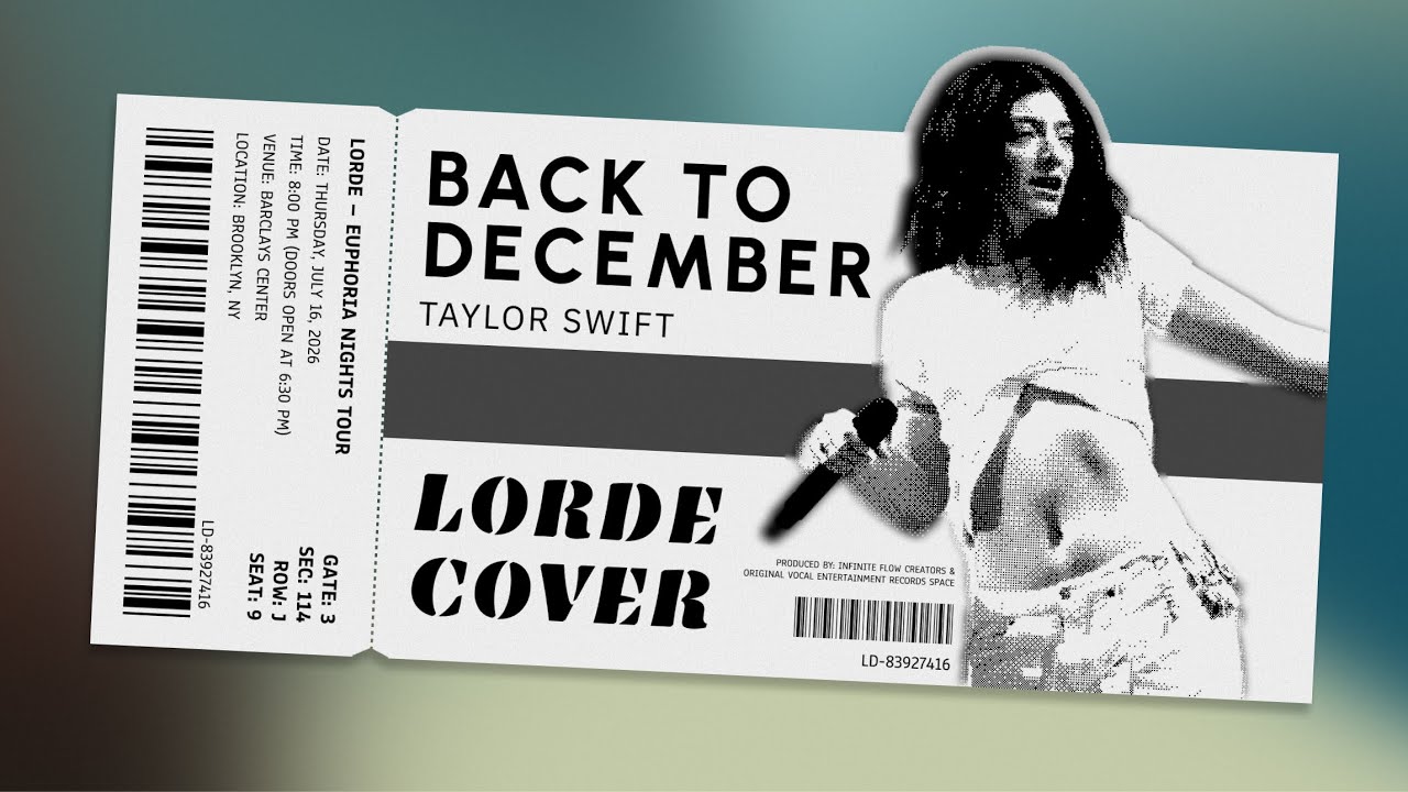 Back To December - Lorde Cover | Taylor Swift Original | Indie Pop Cover