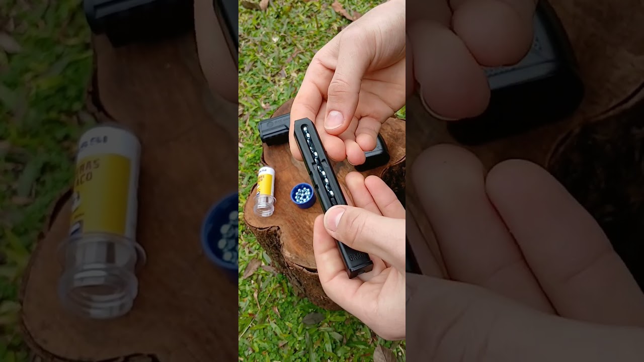 Disparos com a Rossi C11 6mm  #airsoft