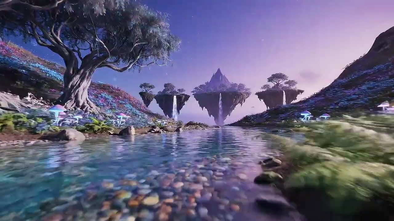 Relaxing Fantasy River Ambience HD