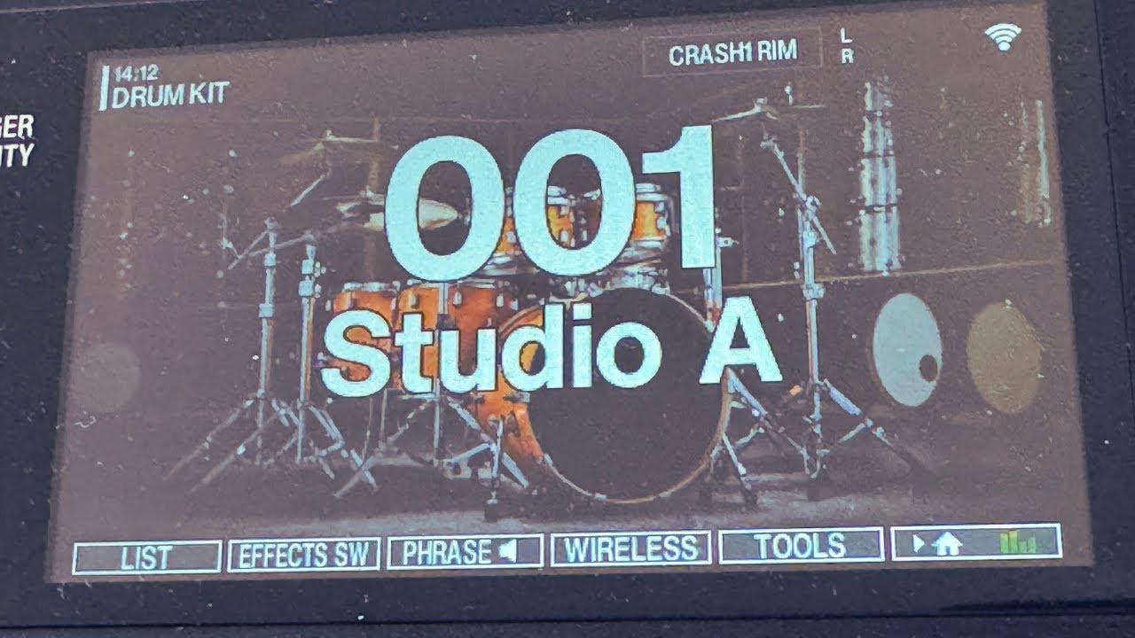 V71 Roland - DRUM KIT 001 (Studio A)
