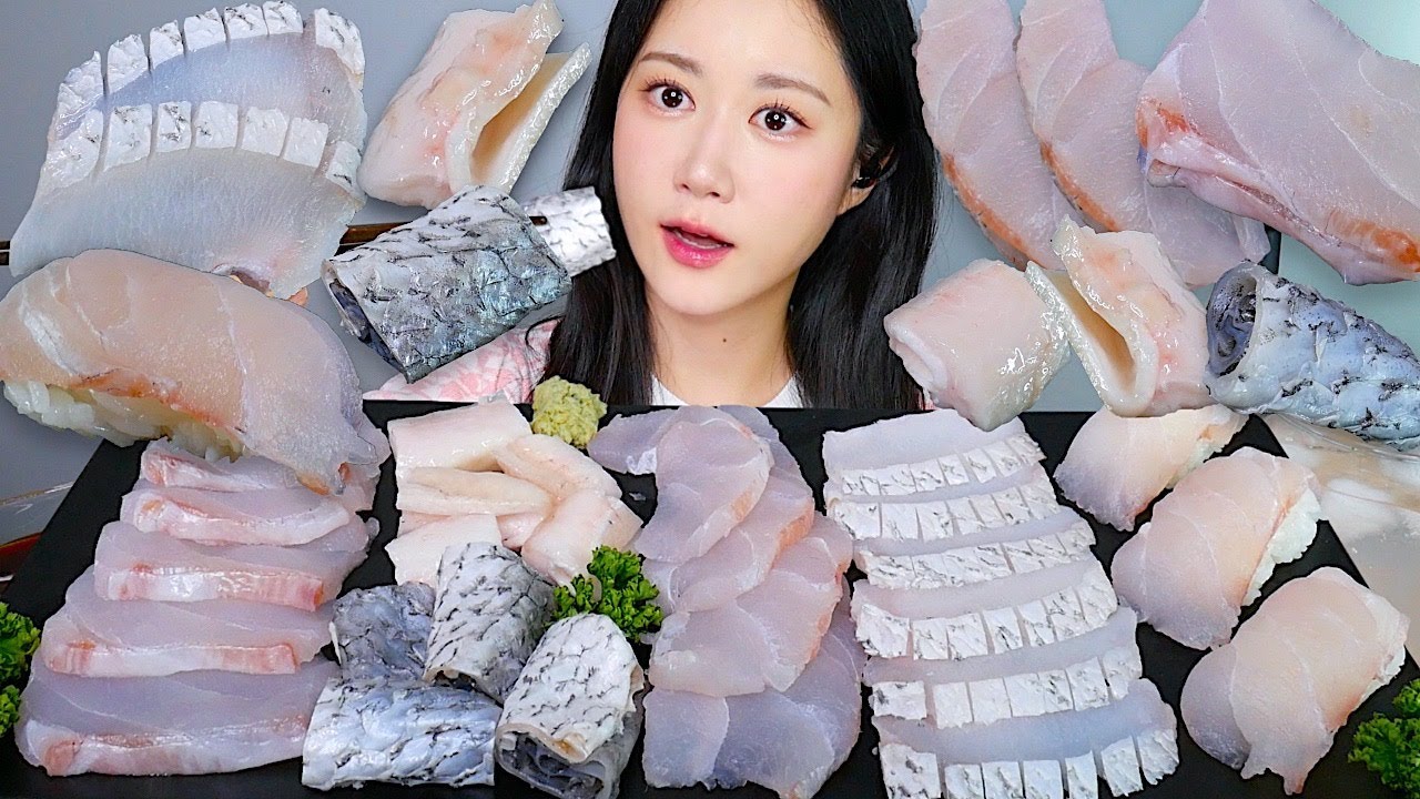 벌써 민어회가?!😮💕 민어회가 땡기는 날씨 민어회 먹방😋(ft.매취순) Raw Fish ニベの刺身 | eating show | mukbang asmr