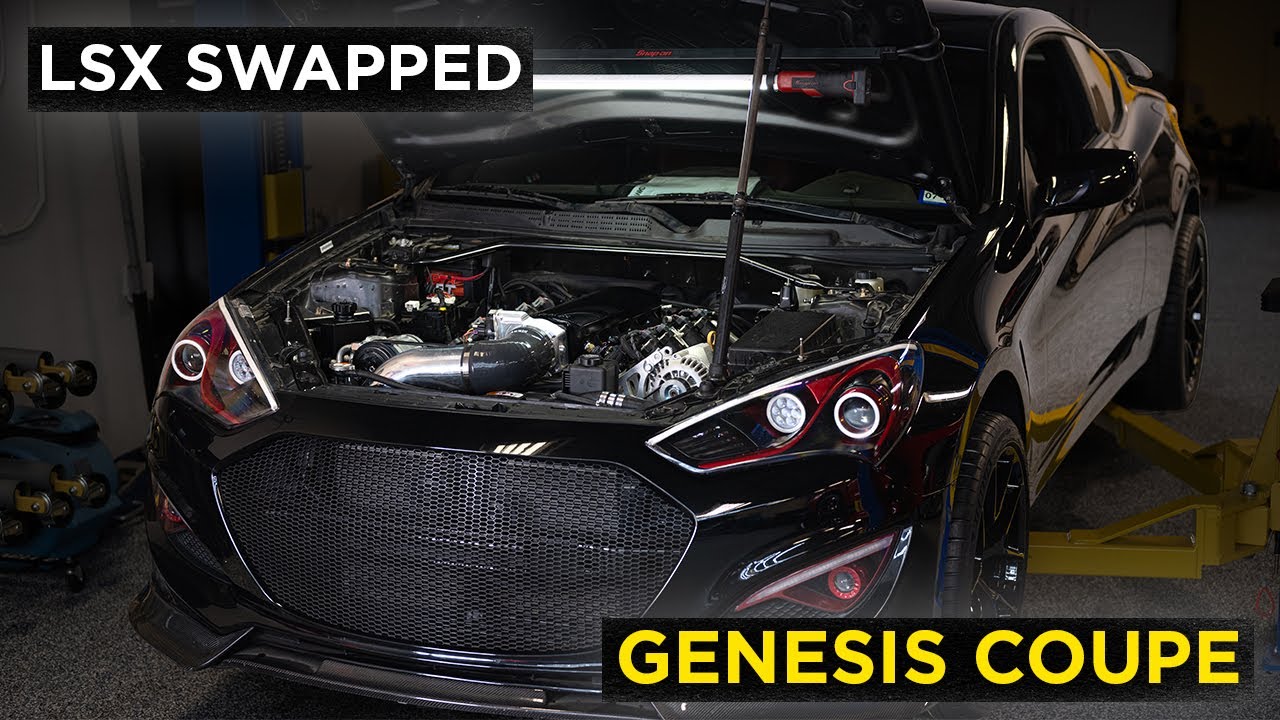 LS Swapped Genesis Coupe is ALIVE! (Holley Terminator & SIKKY Swap Kit)