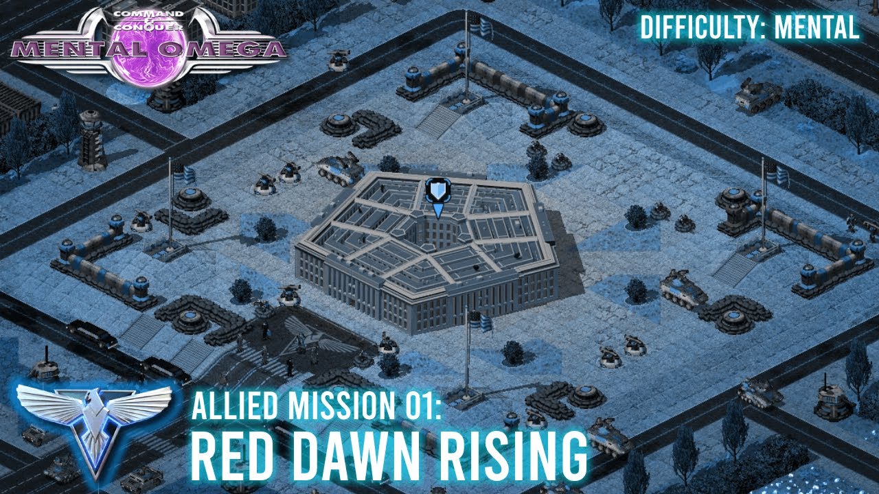 Mental Omega 3.3.6 - Allied Mission 01: Red Dawn Rising (Mental)