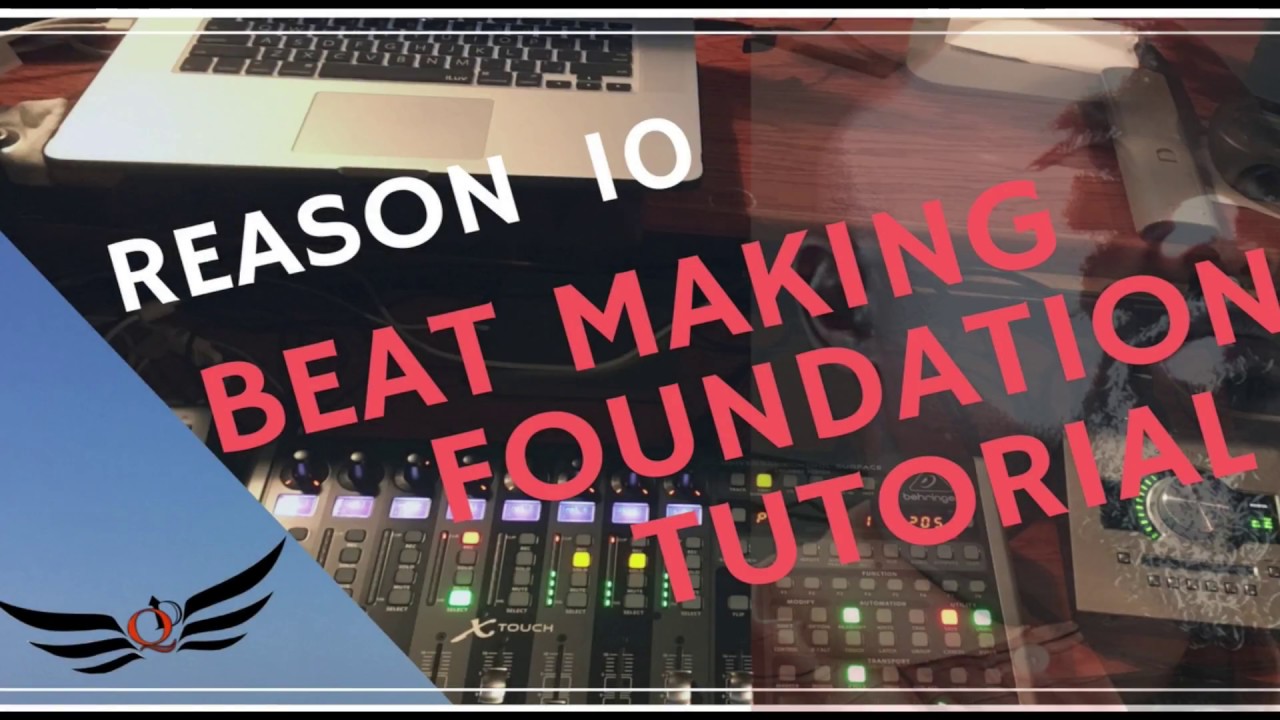 REASON 10 Beat Making Beginner Tutorial: Trap/R&B