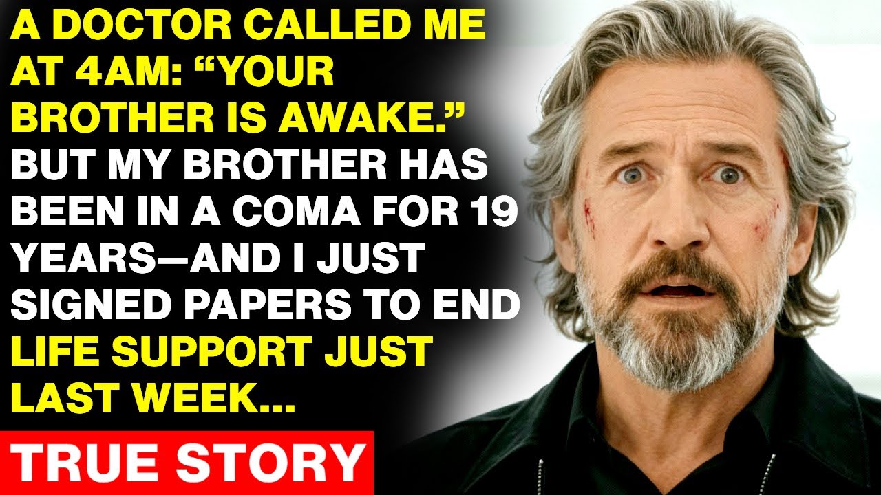 The Doctor Called Me At 4AM: “Your Brother Is Awake.” But My Brother Has Been In A Coma For 19 Years