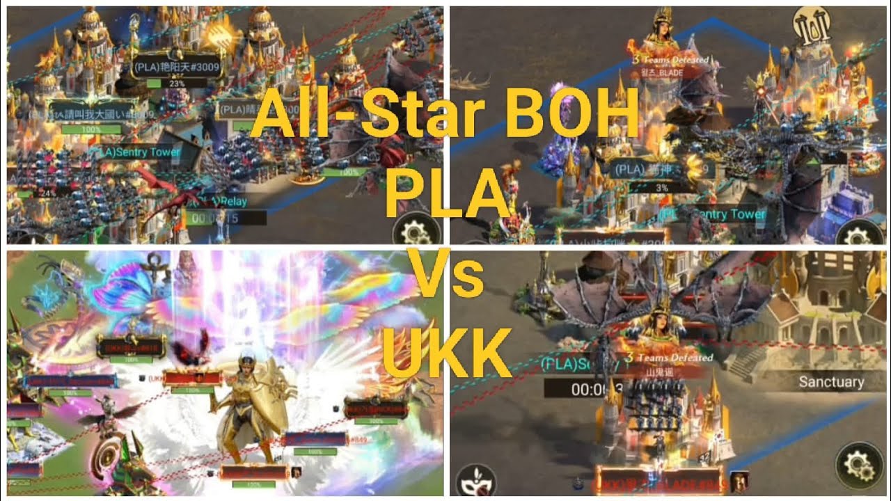 Rise of Castles | All-Star BOH Championship | Top 8 | PLA (S3009) Vs UKK (S849) 🔥😱