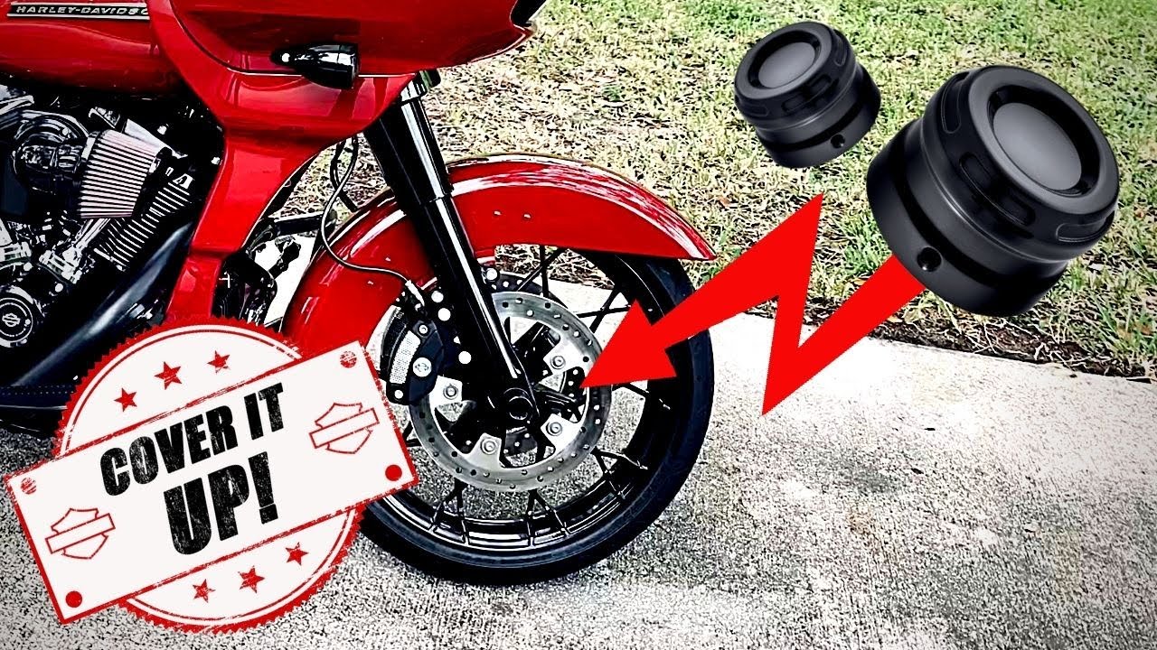 Axle Nut Covers Installation and Fork Reflector Removal