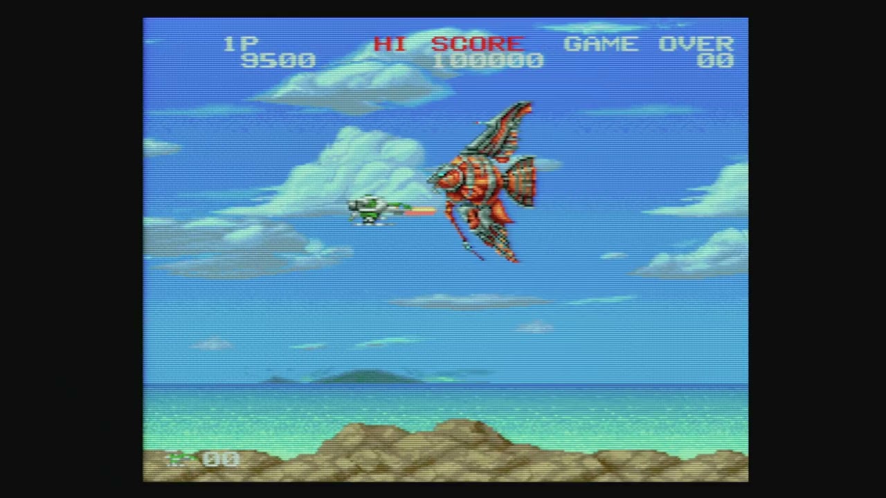 Darius Twin On Original SNES. Retrotink 4K - Elgato 4K X