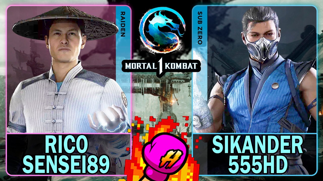 MK1 Rico Sensei89 (RAIDEN) VS Sikander555HD (SUB-ZERO)🥊Mortal Kombat 1🥊4K 60ᶠᵖˢ