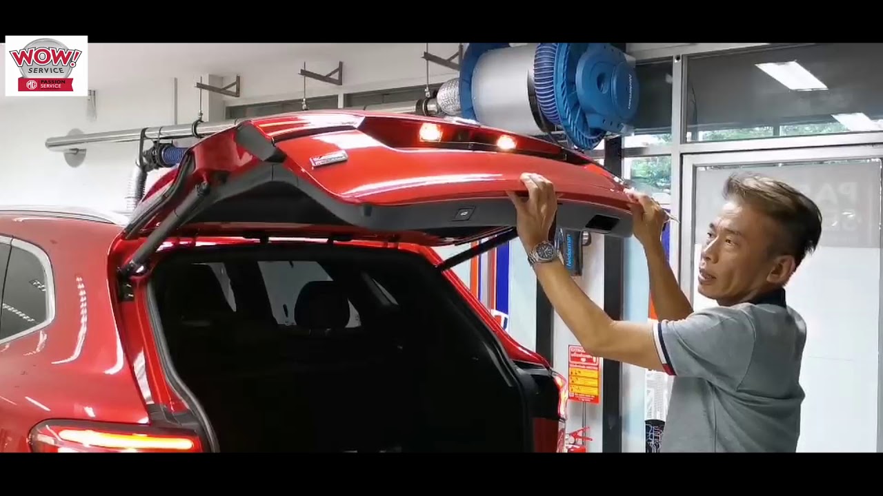MG HS PHEV การปรับตั้งฝาท้ายไฟฟ้าด้วยตัวเองแบบง่ายๆ Electric Tailgate Adjustment