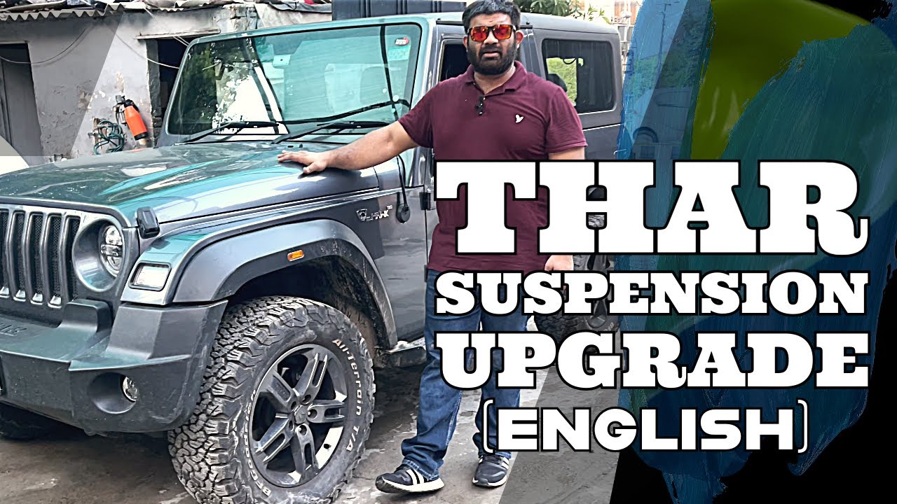 Mahindra Thar Suspension Upgrade & A/T Tire Installation. #thar #ironman4x4 #bfgoodrich #4x4