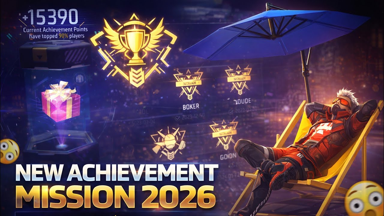 FF New Achievement Mission 2026 | New Secret Rewards 😱 | Free Fire New Update Achievement