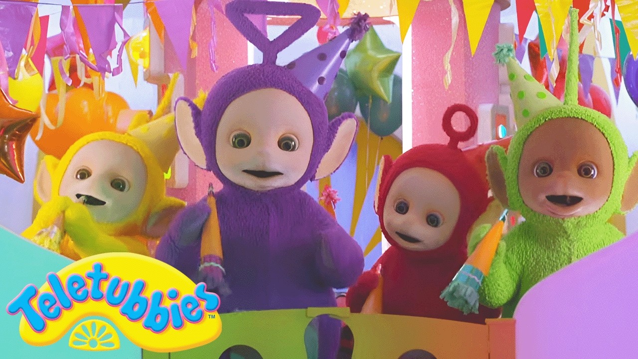Teletubbies Espa&ntilde;ol Castellano | &iexcl;Es hora de la fiesta! Bailamos con los Teletubbies | Para ni&ntilde;os