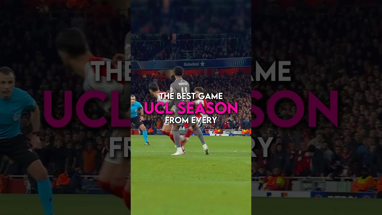 The best game from every UCL season | part 1