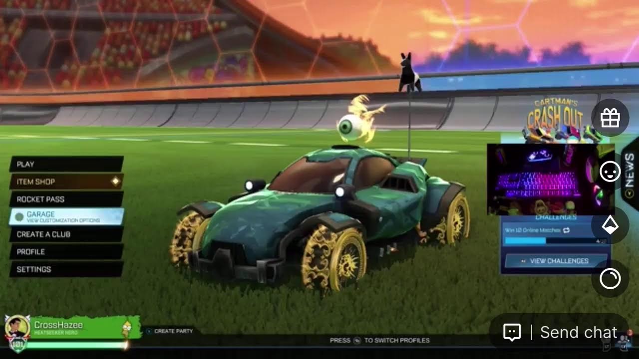 🔴 Rocket League Season 21 Multiplayer 1.6 👀 Hand Cam . Game Audio Only ✔️